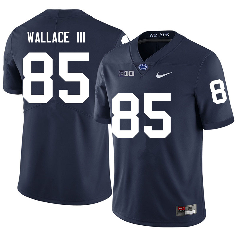 NCAA Nike Men's Penn State Nittany Lions Harrison Wallace III #85 College Football Authentic Navy Stitched Jersey TAE1098SF